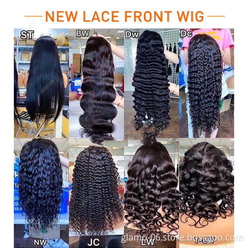 Pre Pluck HD Lace Wig Raw Hair Wholesale Vendor, Lace Wigs 100% Virgin Human Hair,Lace Front Human Hair Wigs For Black Women